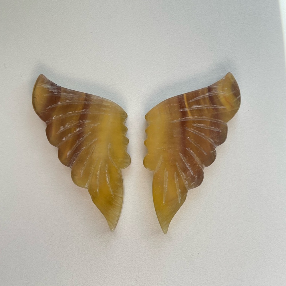 Fluorite crystal butterfly wings